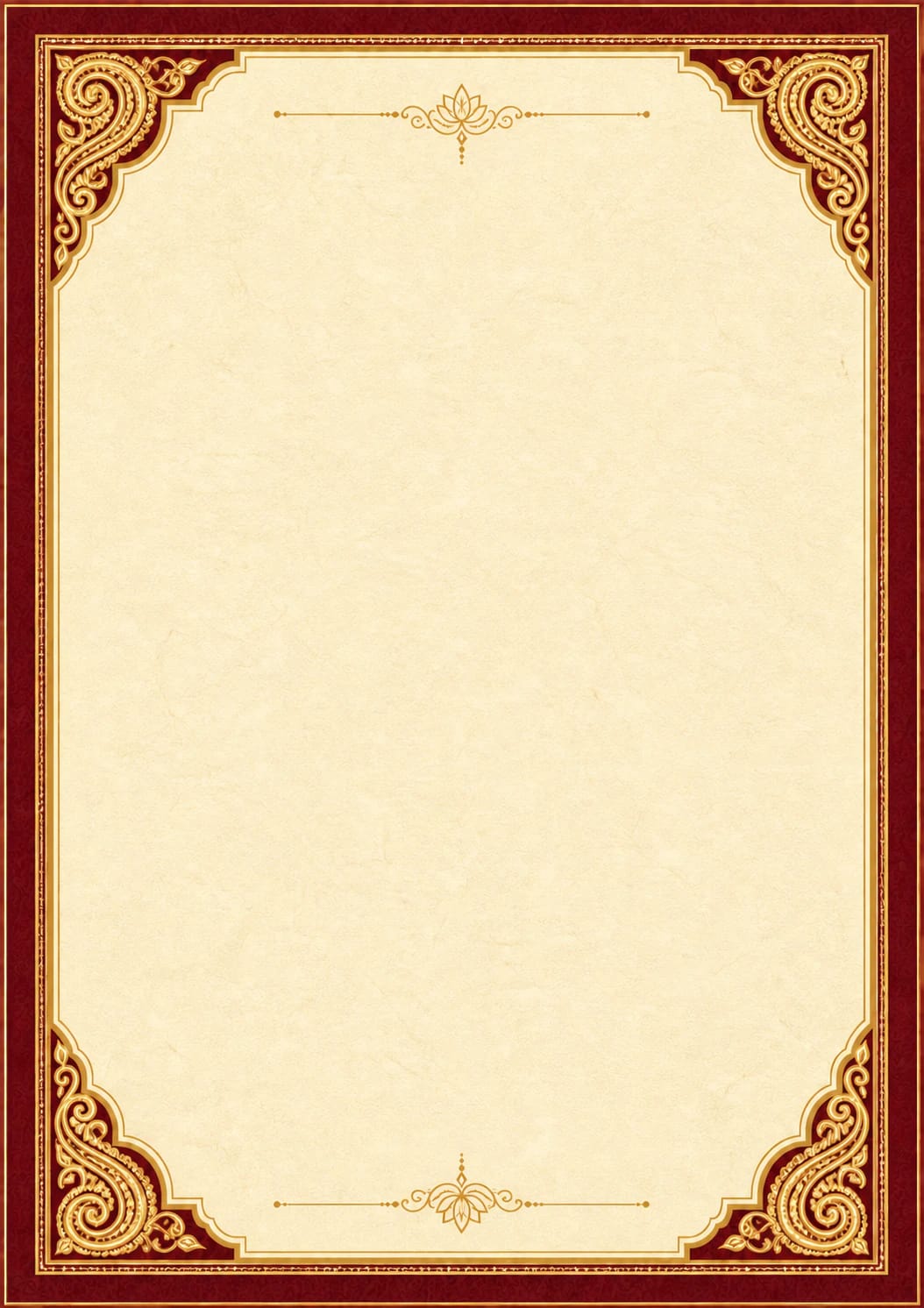 Traditional marriage biodata template preview