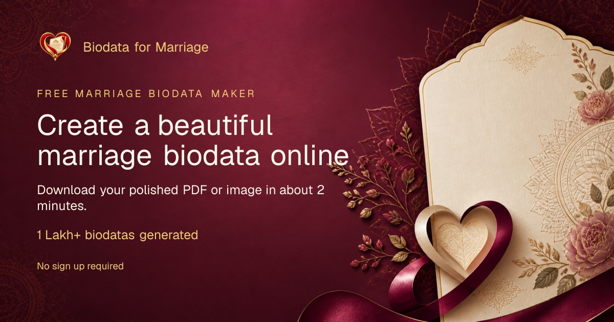 WeddingBiodata